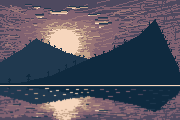mountains and sunset